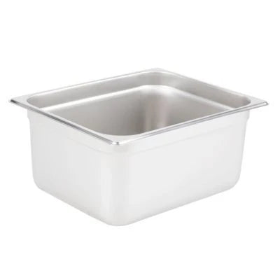 Magnum MA606126 — Steam Pan, 1/2 size, 6" deep, 25 gauge stainless steel, NSF