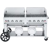 Crown Verity Canada CV-MCC-60WGP - Club Series Mobile Cart Grill with Tank Cart