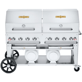 Crown Verity Canada CV-MCC-60RDP - Club Series Mobile Cart Grill with Tank Cart