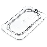 Carlisle Universal 1/9 Size Food Pan Lid - Flat, Clear (10336U07)