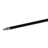 Carlisle 60" Handle - Threaded, Plastic Coated Metal Handle, Black (362027503)