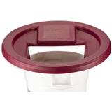 KA3244 - KatchAll Magnetic Flatware Retriever Trash Can Lid - Burgundy