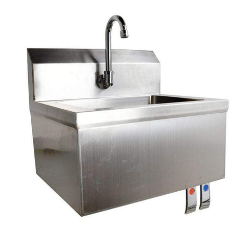 Omcan Canada 46319 - (46319) Hand Sink with Knee Valve Assembly