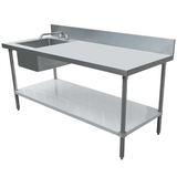 Omcan Canada 43243 - (43243) Work Table With Prep Sink