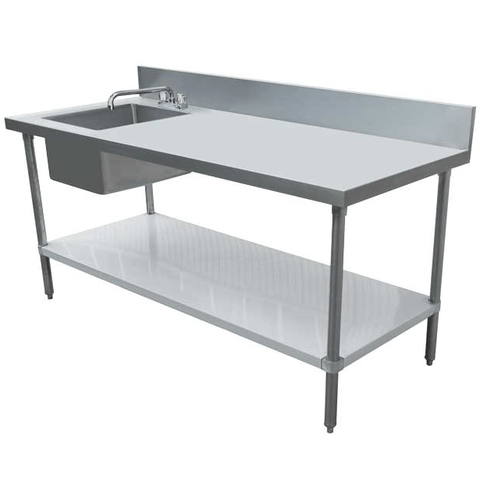 Omcan Canada 43241 - (43241) Work Table With Prep Sink