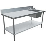 Omcan Canada 43244 - (43244) Work Table With Prep Sink