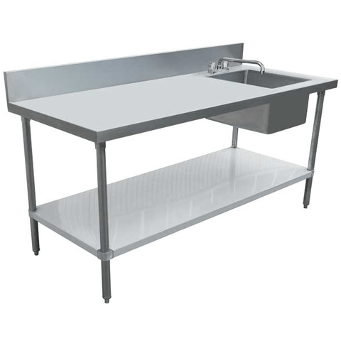 Omcan Canada 43242 - (43242) Work Table With Prep Sink