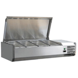 Omcan Canada 46658 - (RS-CN-0004-PSS) Refrigerated Topping Rail