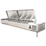 Omcan Canada 46497 - (RS-CN-0009-PSS) Refrigerated Topping Rail