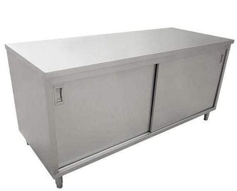 Omcan Work Table with Cabinet