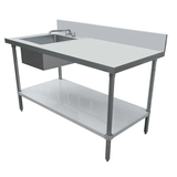 Omcan Canada 44301 - (44301) Work Table With Prep Sink