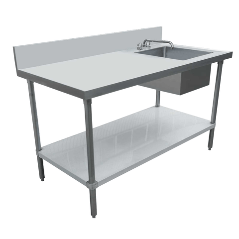 Omcan Canada 43238 - (43238) Work Table With Prep Sink