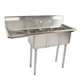 Omcan 3 Compartment Sink