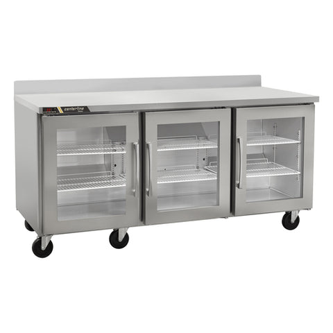 Traulsen Canada CLUC-72R-GD-WTLLL - Dealer's Choice CLUC Series Compact Undercounter Refrigerator with Work Top