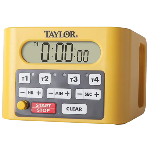 Taylor Precision Canada 5839N — 4 Event Digital Timer, 100 decibel alarms, stand/wall mount