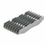 Cambro CSDR7151 — Camshelving® Vertical Drying & Storage Cradle, 10-1/4"W x 23-1/2"L x 3-3/4"H, 7-slot rack