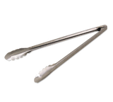 Browne Canada Foodservice 4511 — Utility Tongs, 9-1/2", coil spring operated, scalloped edges, 1.2 mm thickness, stainless steel