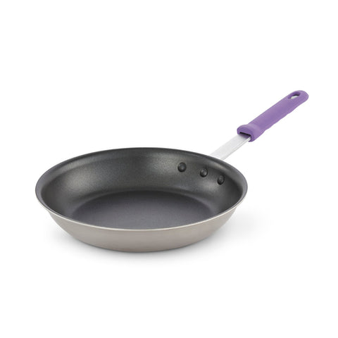 Vollrath 693212 — Tribute Fry Pans, Purple, 12.63"W x 21.89"D x 4.5"H, 12.625 in diameter, induction ready, 18-8 Stainless Steel
