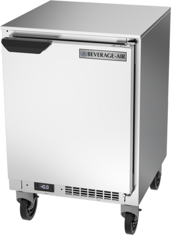 Beverage Air UCF20HC — Undercounter Freezer, one-section, 20"W, 2.27 cu. ft. capacity, shallow depth, (1) door