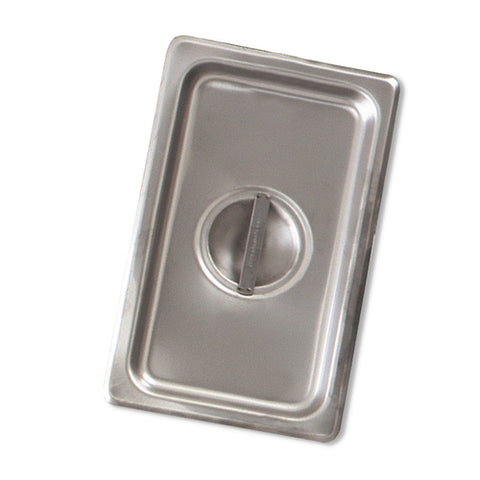 Browne Canada Foodservice 575528 — Steam Table Pan Cover, full size, 21"L x 12-9/10"W, solid, flat, handled, 24 gauge, 304 stainless steel, NSF