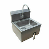 EFI Sales Ltd. Canada SIH817-K — Hand Sink, wall mount, 10" x 14" x 5" bowl, 8" backsplash, 1-1/2" drain with stainless steel basket