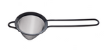 Mercer Culinary M37025BK — Barfly Mesh Strainer, 3-1/2" dia. bowl, 10-3/8" overall length, fine-mesh, front rest loop, rod handle