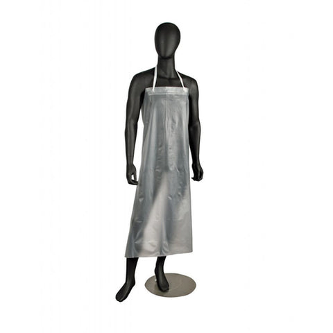 CFS Brands 614DVA — San Jamar - Dishwashing Apron, 36" x 43", no pockets, heavy duty braided ties, 12 mil institutional quality vinyl, clear