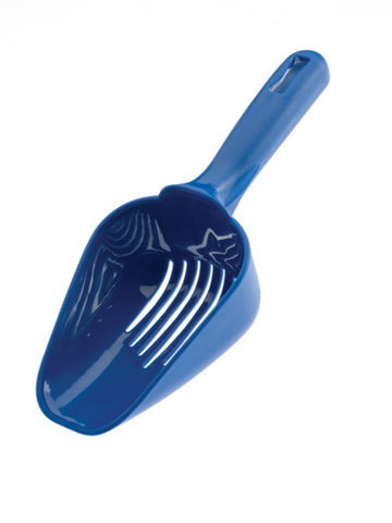 Mercer Culinary M37180 — Slotted Ice Scoop, 12 oz, polypropylene, blue