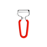 Browne Canada Foodservice 575431 — Y Peeler, dual serrated blade with blade protector, integrated side cutter, soft TPE coated handle