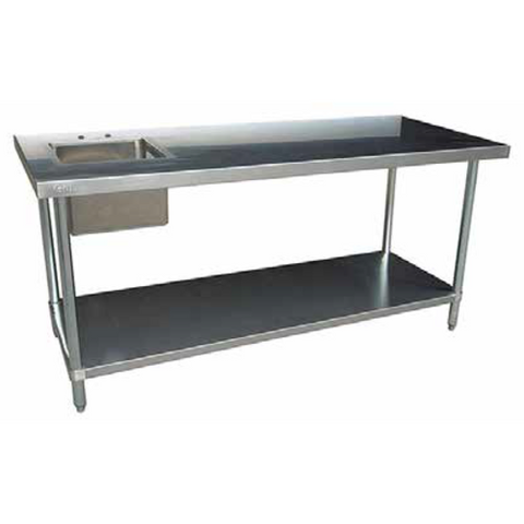 EFI Sales Ltd. Canada TTUBR2472 - Work Table With Prep Sink