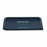Cambro SFC12453 — Cover, for 12, 18 & 22 qt. containers, polyethylene, blue, NSF, Made in USA