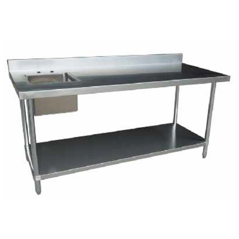 EFI Sales Ltd. Canada TTUBR2496-B - Work Table With Prep Sink