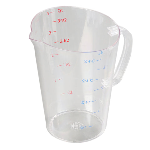 CFS Brands 4314507 — Carlisle - Measuring Cup, 128 oz. (1 gallon) capacity, oval, pour spout nestable, US/Metric measurements, C-handle