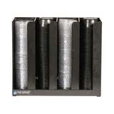 CFS Brands PCL2 — San Jamar - Portion cup/Lid Organizer, 10" x 11-1/2" x 3-1/4", 4-section, 2" lid/cup rim diameter, open face
