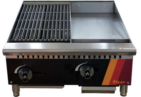 EFI Sales Ltd. Canada HCT24-12CH-12GM-N - Combination Cooktop