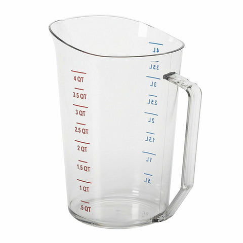 Cambro P1214 - 400MCCW135 — MEASURE,4 QT,CLEAR,400MCCW-135 - Used for cold brew coffee batch procedures.