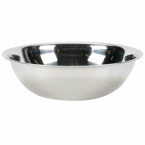 Vollrath 47946 — Mixing Bowl, 16 quart, stainless, 17-1/2" dia., 6-1/2" deep, measurements approximate