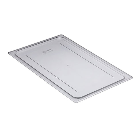 Cambro 10CWC135 — Camwear® Food Pan Cover, full size, flat, polycarbonate, clear, NSF, Made in USA