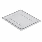Cambro 20CWC135 — Camwear® Food Pan Cover, 1/2 size, flat, polycarbonate, clear, NSF, Made in USA