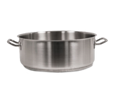Vollrath 3819 — Optio™ Braziers, 19 quart, 21.19"W x 16.69"D x 6.19"H, 16.69 in diameter, induction ready, Stainless Steel, NSF