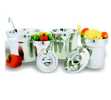 Magnum MAG5806 — Steam Table Insets, 4 quart, round, stainless steel