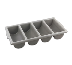 Alegacy Foodservice Products 1990 — Cutlery Box-Four Compartment-Gray