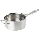 Vollrath 47742 — Intrigue Sauce Pans, 4.25 quart, 18.58"W x 9.21"D x 5.17"H, 9.213 in diameter, induction ready