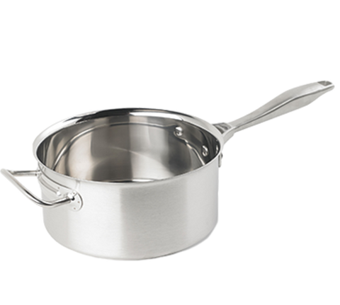 Vollrath 47742 — Intrigue Sauce Pans, 4.25 quart, 18.58"W x 9.21"D x 5.17"H, 9.213 in diameter, induction ready