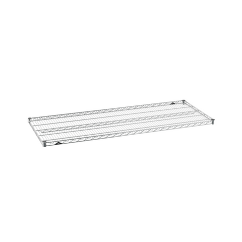 Metro 2460NC — Super Erecta® Shelf, wire, 60"W x 24"D, chrome plated finish, plastic split sleeves are included in each carton, NSF