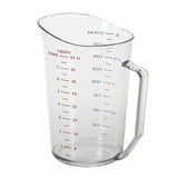 Cambro 200MCCW135 — Camwear® Measuring Cup, 2 qt., molded handle, dishwasher safe, polycarbonate, clear, NSF, Made in USA