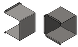 Fab X E0907 - FD239002DROPBOX — DROP BOX SHELF - MOUNTS TO WALL UNDER THE DRIVE THRU SHELF