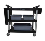 Magnum MAG45010 — Bus Cart, large, 595 lb. weight capacity, 42"W x 20"D x 37"H, 3-tier, open design, dual sided push handles