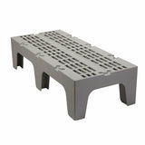 Cambro DRS480480 — S-Series Dunnage Rack, slotted top, 3000 lb. load capacity, 21"D x 48"W x 12"H, polypropylene, one-piece