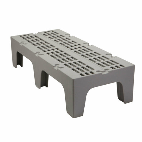 Cambro DRS480480 — S-Series Dunnage Rack, slotted top, 3000 lb. load capacity, 21"D x 48"W x 12"H, polypropylene, one-piece